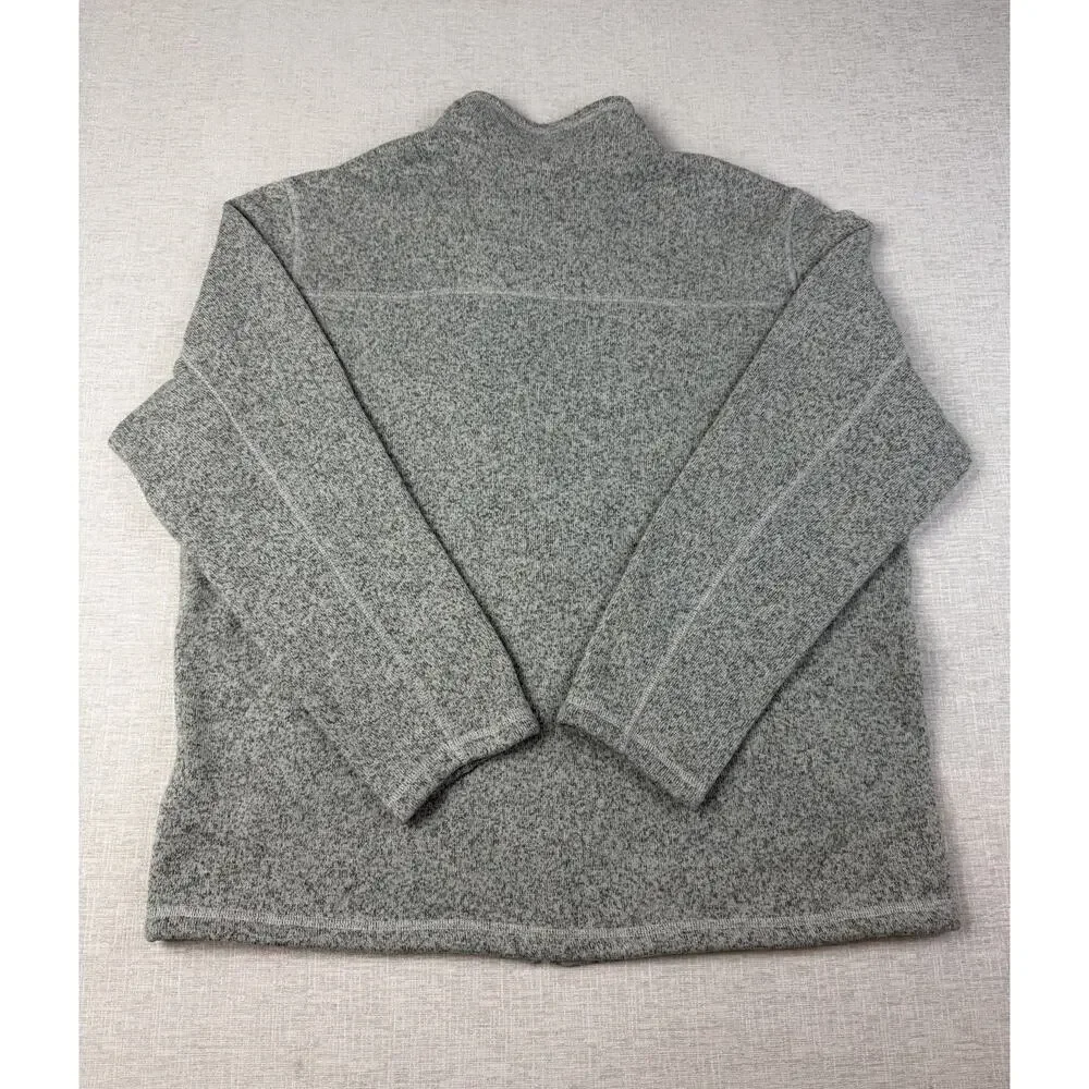 The North Face Sweater Fleece Jacket Men’s XXL Gray Full Zip Outdoor